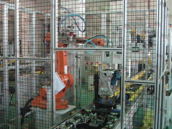 Transmission box assembly line