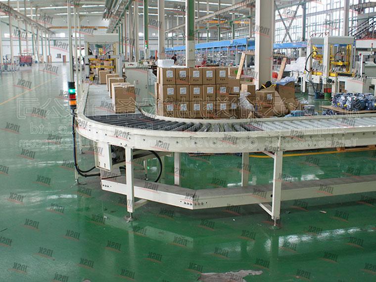 Motor packaging conveyor line