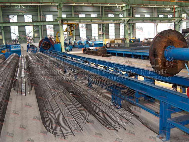 Pole production line