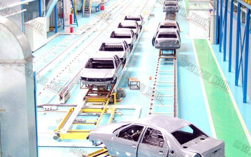 New energy vehicle production line